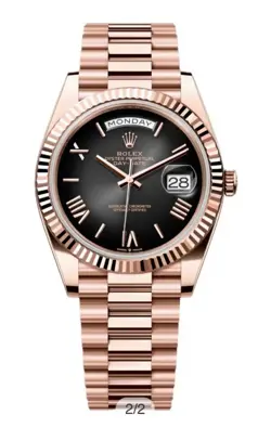 ROLEX DAY-DATE 40 OSCAR SLATE OMBRE WATCH 228235-0055 WATCH. 2 WEEK DELIVERY