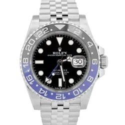 2023 ROLEX GMT-MASTER II BATMAN BLUE BLACK STAINLESS JUBILEE 40MM 126710 BLNR