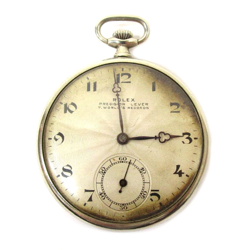 ROLEX ANTIQUE POCKET WATCH 7 WORDL'S RECORDS 42MM MANUAL WINDING OVERHAULED