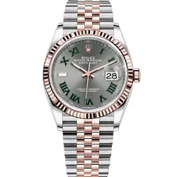 ROLEX DATEJUST 36 126231 WRISTWATCH - SLATE ROMAN, JUBILEE