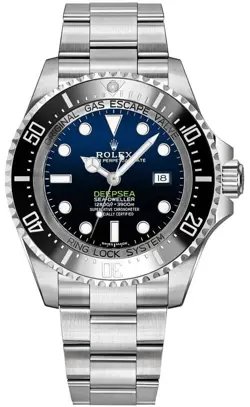 ROLEX DEEPSEA SEA-DWELLER D-BLUE DIAL SELF-WINDING AUTOMATIC MENS LUXURY WATCH