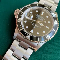 1985 Rolex Submariner Date Ref. 16800 Divers Automatic Wristwatch - Box & Papers
