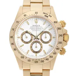 ROLEX COSMOGRAPH DAYTONA 16528 WHITE W NUMBER SECOND HAND MENS