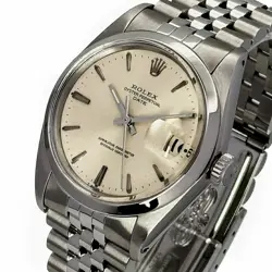 ROLEX 1500 OYSTER PERPETUAL DATE 1966 AUTOMATIC WINDING MEN'S WATCH SIZE 35MM