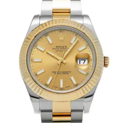 USED ROLEX DATEJUST II 116333 CASE SIZE 41×41MM MEN'S WATCH #41315