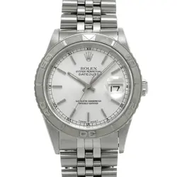 USED ROLEX DATEJUST THUNDERBIRD 16264 SILVER MEN'S WATCH #423715