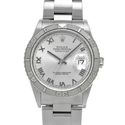 USED ROLEX DATEJUST THUNDERBIRD 16264 SILVER MEN'S WATCH #413715
