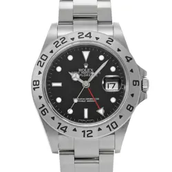 USED ROLEX EXPLORER II 16570 BLACK CASE SIZE 40×40MM MEN'S WATCH #429315