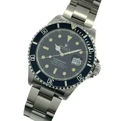 USED ROLEX SUBMARINER 16610 BLACK CASE SIZE 40MM×40MM MEN'S WATCH #429315
