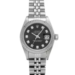 USED ROLEX DATEJUST 79174G BLACK CASE SIZE 26×26MM LADIES WATCH #422515