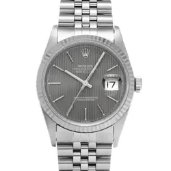 USED ROLEX DATEJUST 16234 GRAY CASE SIZE 36×36MM MEN'S WATCH #4115015