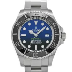 USED ROLEX SEA-DWELLER DEEP SEA 116660 BLUE MEN'S WATCH #411915