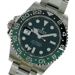 USED ROLEX GMT MASTER 2 126720VTNR BLACK MEN'S WATCH #421515