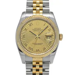 USED ROLEX DATEJUST 116233 CASE SIZE 36×36MM MEN'S WATCH #413915