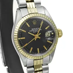 ROLEX OYSTER PERPETUAL DATE COMBINATION REF.6917 ANTIQUE LADIES WATCH SIZE 26MM