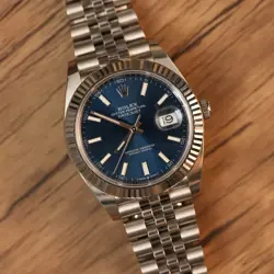 ROLEX DATEJUST 126334 SILVER JUBILEE BRACELET WITH SILVER BEZEL 2021 COMPLETE