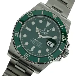 USED ROLEX SUBMARINER 116610LV GREEN CASE SIZE 40MM×40MM MEN'S WATCH #41515