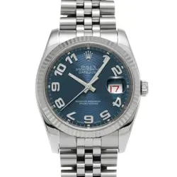 USED ROLEX DATEJUST 116234 BLUE CASE SIZE 36×36MM MEN'S WATCH #425215