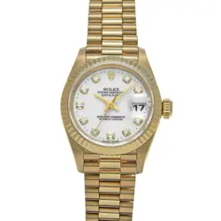 USED ROLEX DATEJUST 26 69178G WHITE CASE SIZE 26×26MM LADIES WATCH #421115