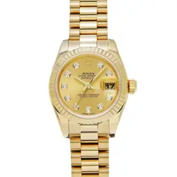 USED ROLEX DATEJUST 179178G CASE SIZE 26×26MM LADIES WATCH #41115