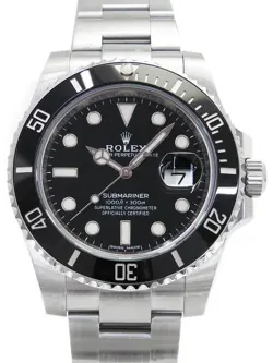 USED ROLEX SUBMARINER DATE 116610LN BLACK CASE SIZE 40MM MEN'S WATCH #422715
