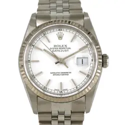 AUTHENTIC ROLEX DATEJUST 16234 SSXWG AUTOMATIC SERIAL INFO:A SERIAL  #260-007...