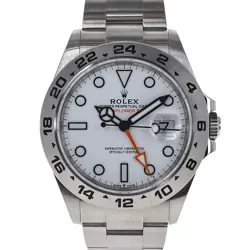 USED ROLEX EXPLORER 2 226570 WHITE CASE SIZE 42.0MM MEN'S WATCH #442315
