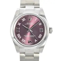 USED ROLEX OYSTER PERPETUAL 177200 GRAY CASE SIZE 31MM LADIES WATCH #411315