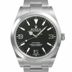 USED ROLEX EXPLORER 214270 BLACK CASE SIZE 39MM×39MM MEN'S WATCH #433815