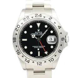 USED ROLEX EXPLORER II 16570 BLACK MEN'S WATCH #449315