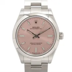 ROLEX OYSTER PERPETUAL 277200 SS AT PINK-FACE 3 EXTRA LINKS