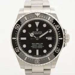 ROLEX SEA-DWELLER 116600 SS AT BLACK DIAL 3 EXTRA LINKS