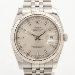ROLEX DATEJUST 116234 SS×WG AT SILVER-FACE 3 EXTRA LINKS
