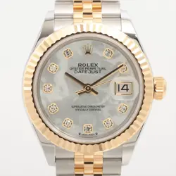 ROLEX DATEJUST 279173NG SS×YG AT SHELL-FACE 3 EXTRA LINKS