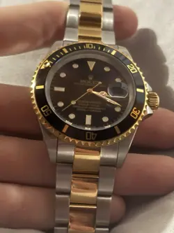 ROLEX SUBMARINER  TWO TONE 116610 PRE-OWNED