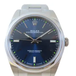 ROLEX OYSTER PERPETUAL AUTOMATIC WATCH 114300 2019 STAINLESS STEEL NAVY