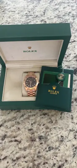ROLEX CHOCOLATE COLOR-WAY EVEROSE GOLD PRESIDENT DAY DATE  40 228235