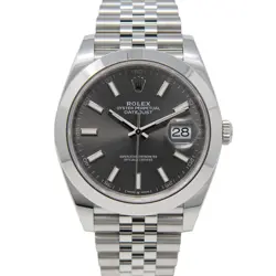 ROLEX DATEJUST 41 STAINLESS STEEL 126300 - SLATE, JUBILEE