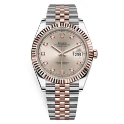 ROLEX DATEJUST 41 STEEL & GOLD 126331 SUNDUST DIAMOND, JUBILEE - PRE-OWNED
