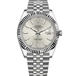 ROLEX DATEJUST 41 126334 SILVER, JUBILEE - PRE-OWNED