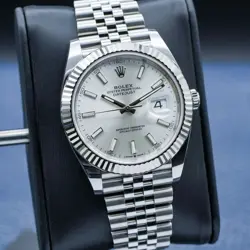 ROLEX DATEJUST 126334 SILVER DIAL FLUTED JUBILEE 41MM 2025 NEW BOX & PAPERS