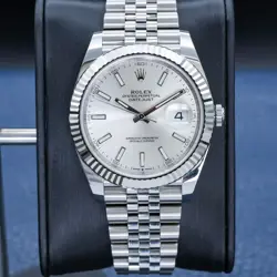 Rolex Datejust 126334 Silver Dial Fluted Jubilee 41mm 2025 NEW Box & Papers
