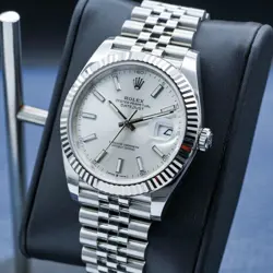 Rolex Datejust 126334 Silver Dial Fluted Jubilee 41mm 2025 NEW Box & Papers