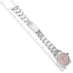 Rolex Datejust 36 Salmon Roman Dial Steel Mens Watch 16220