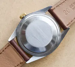 Vintage ROLEX 1601 Datejust 1969 Watch Diamond Dial Rainbow Bezel