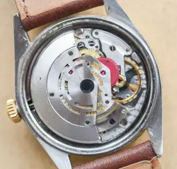 Vintage ROLEX 1601 Datejust 1969 Watch Diamond Dial Rainbow Bezel