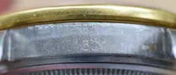 Vintage ROLEX 1601 Datejust 1969 Watch Diamond Dial Rainbow Bezel
