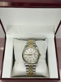 ROLEX DATEJUST 16233 2-TONE 18K GOLD & STAINLESS JUBILEE WATCH - 36MM - 2002