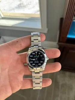 ROLEX AIR KING 116900 FULL LINK WITH COFFIN