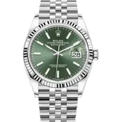 ROLEX DAY-DATE 228349 COMPLETE MINT 2024 OLIVE GREEN DIAL MENS WATCH 40MM